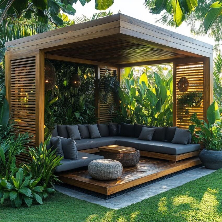 Pergola Seating Set